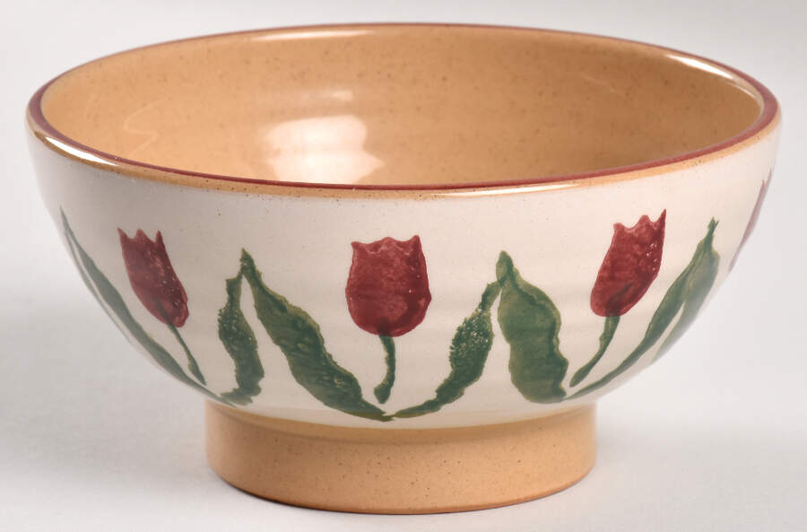 Red Tulip 4" All Purpose Bowl by Nicholas Mosse-1