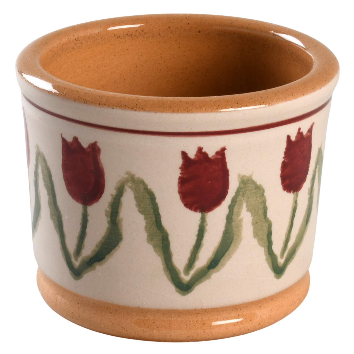 Red Tulip Sugar Bowl No Lid by Nicholas Mosse-1
