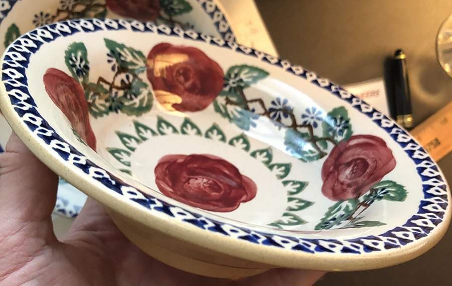 Kilfane Rose Rim Soup Bowl by Nicholas Mosse-1