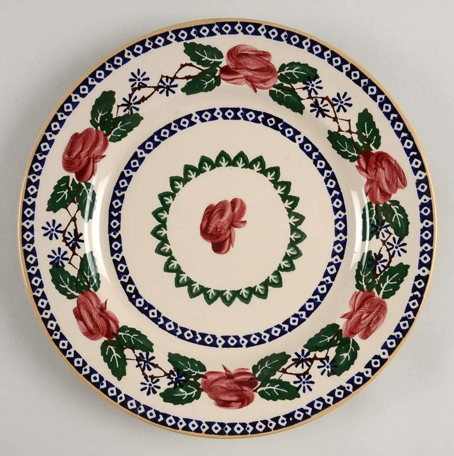 Kilfane Rose Dinner Plate by Nicholas Mosse-1
