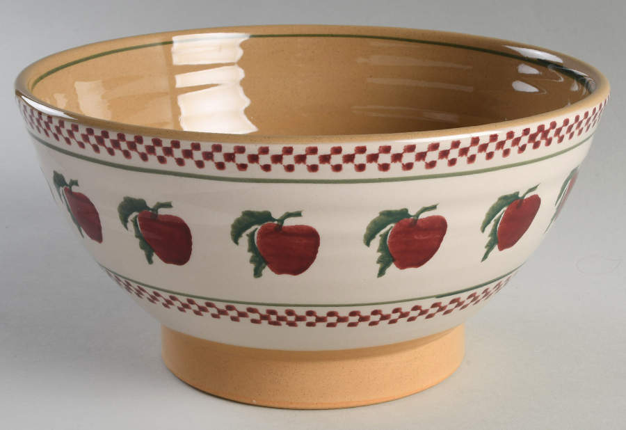 Apple 10" Large Salad Serving Bowl by Nicholas Mosse-1