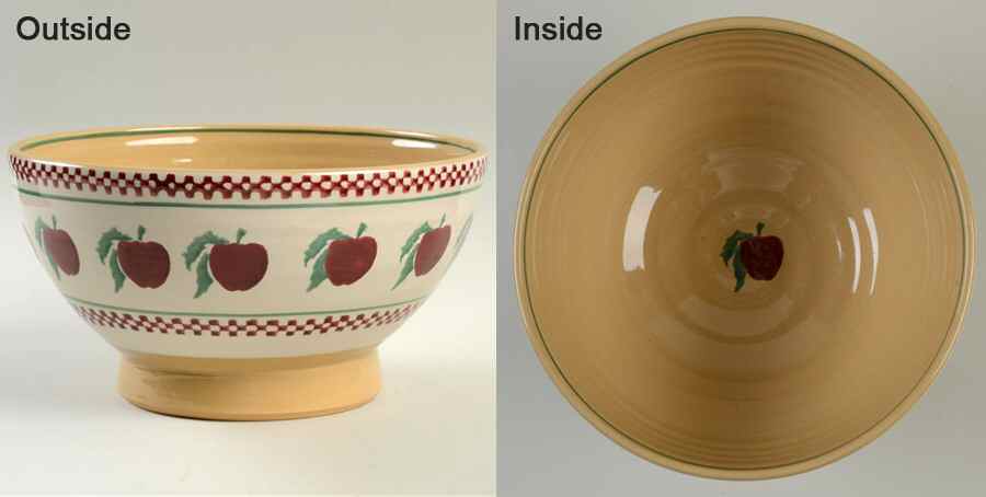 Apple 8" Salad Serving Bowl by Nicholas Mosse-1