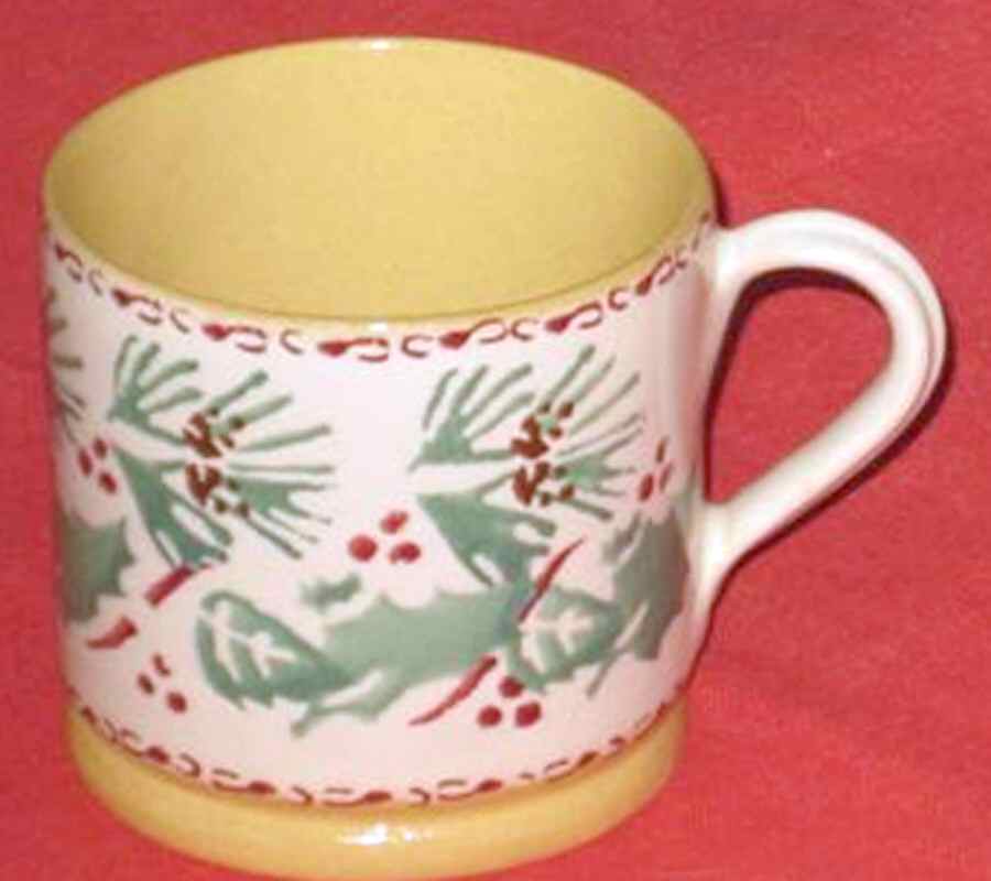 Winter Wreath Small Mug by Nicholas Mosse-1