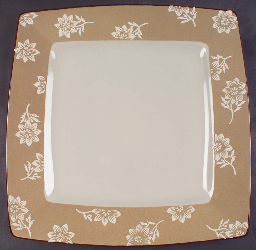 Island Flower 14" Square Platter by Nautica-1