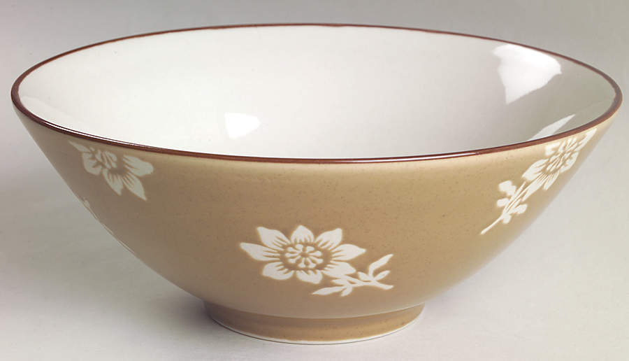 Island Flower 9" Round Vegetable Bowl by Nautica-1