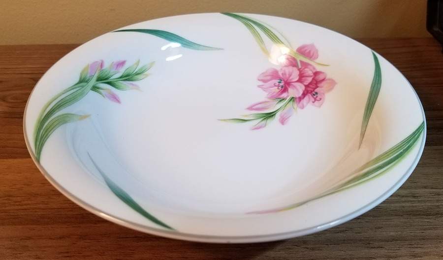 Karen (Gray Trim) Fruit/Dessert (Sauce) Bowl by Noritake-1