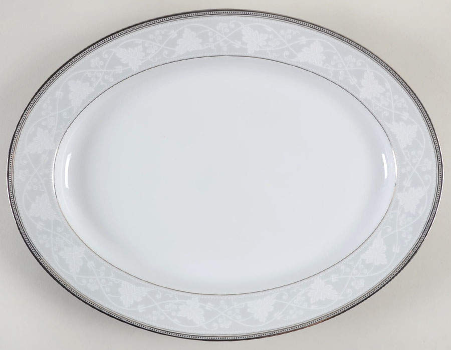Clarenton 13" Oval Serving Platter by Noritake-1