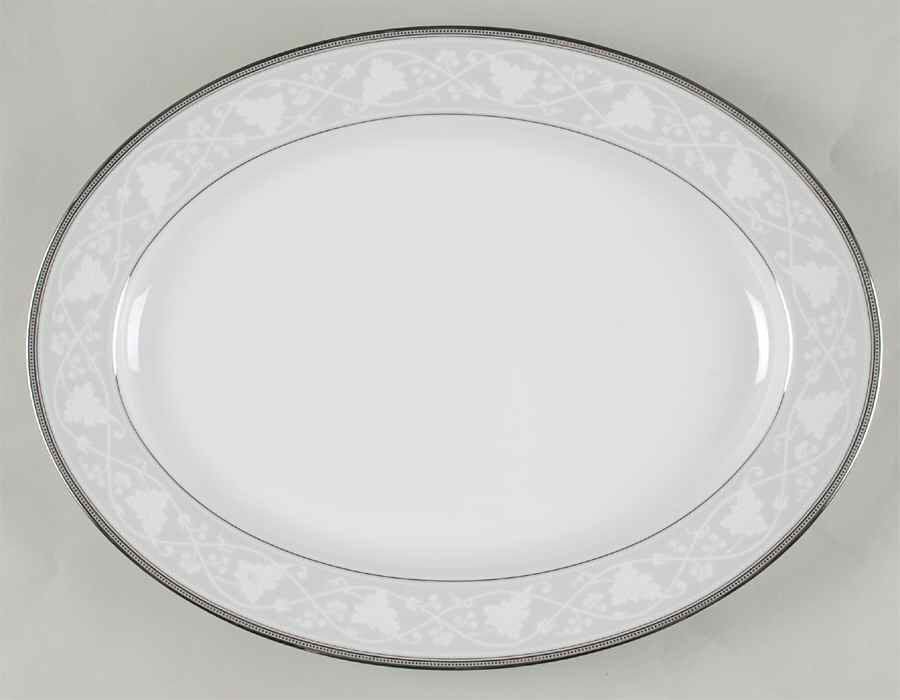 Clarenton 16" Oval Serving Platter by Noritake-1