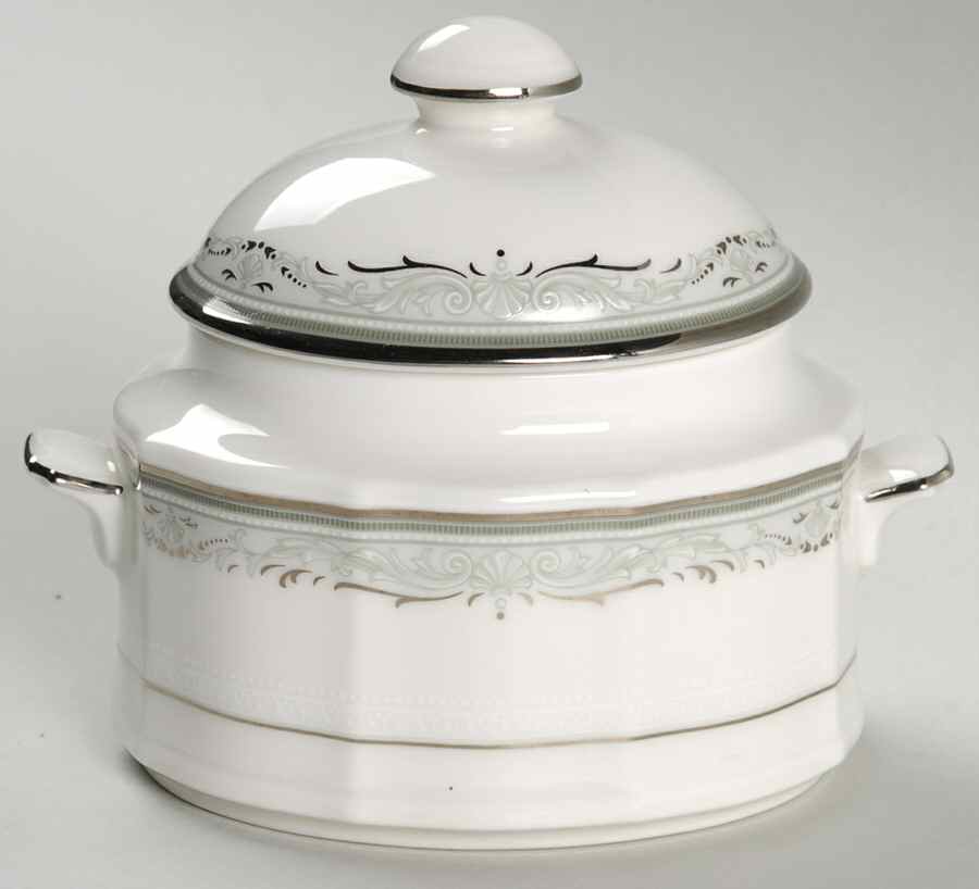 Whitmore Sugar Bowl & Lid by Noritake-1