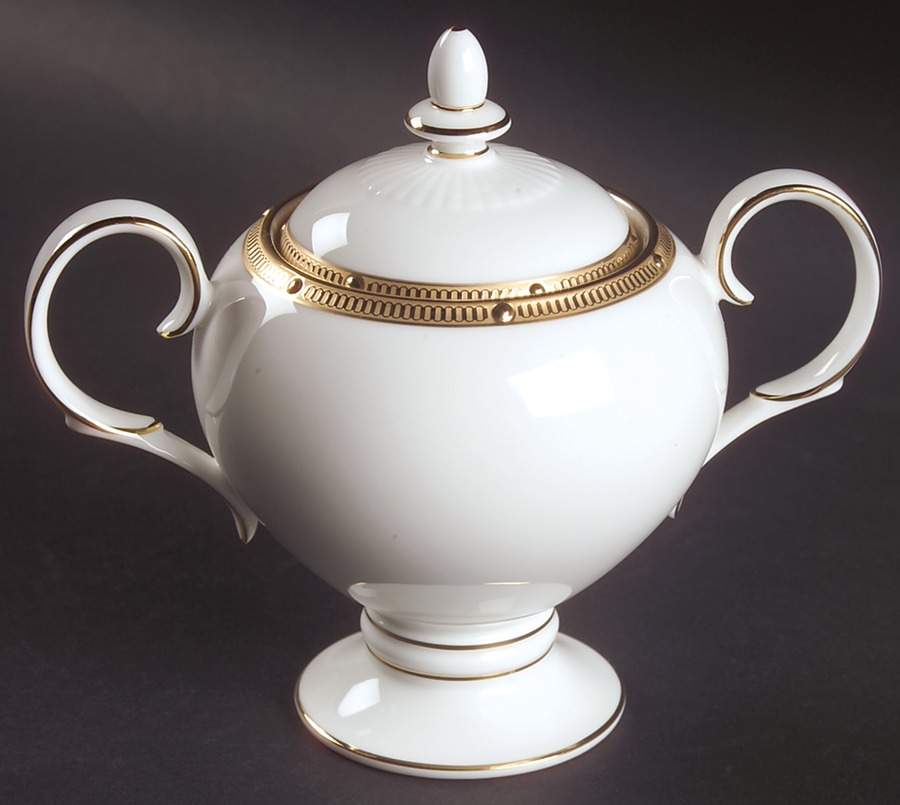 Rochelle Gold Sugar Bowl & Lid by Noritake-1
