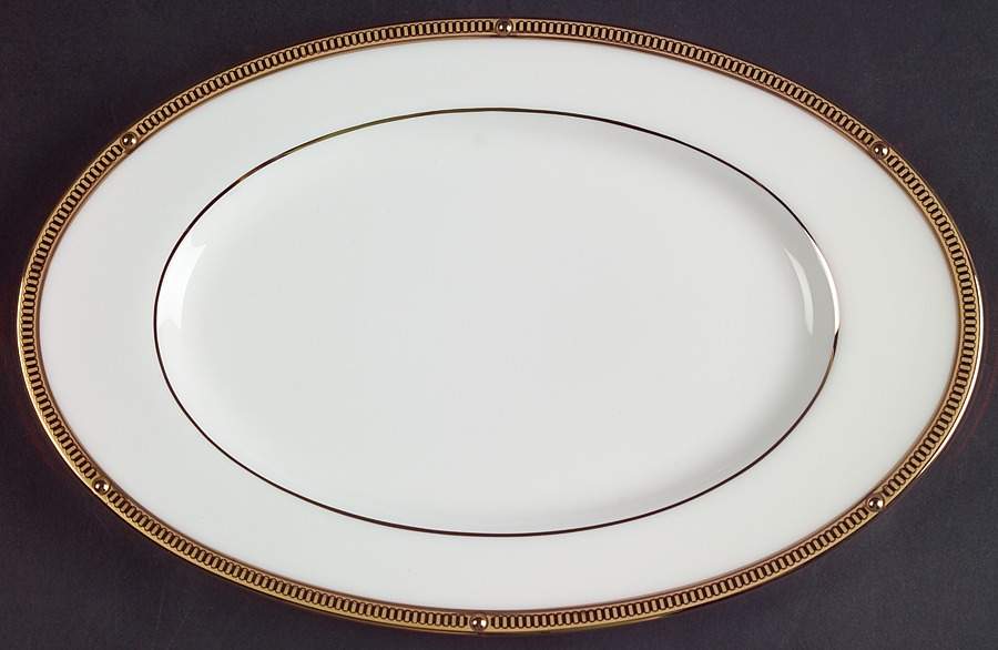Rochelle Gold Relish/Butter Tray by Noritake-1