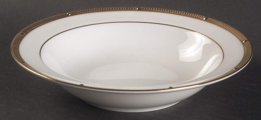 Rochelle Gold Rim Fruit/Dessert (Sauce) Bowl by Noritake-1