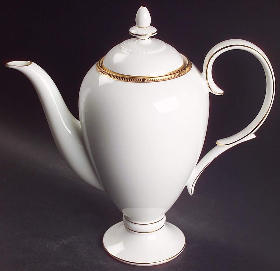 Rochelle Gold Coffee Pot & Lid by Noritake-1