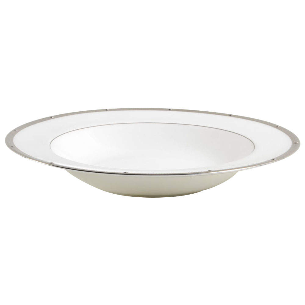 Rochelle Platinum Rim Soup Bowl by Noritake-1