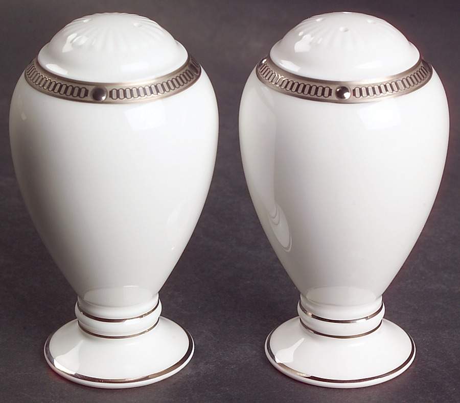 Rochelle Platinum Salt & Pepper Set by Noritake-1