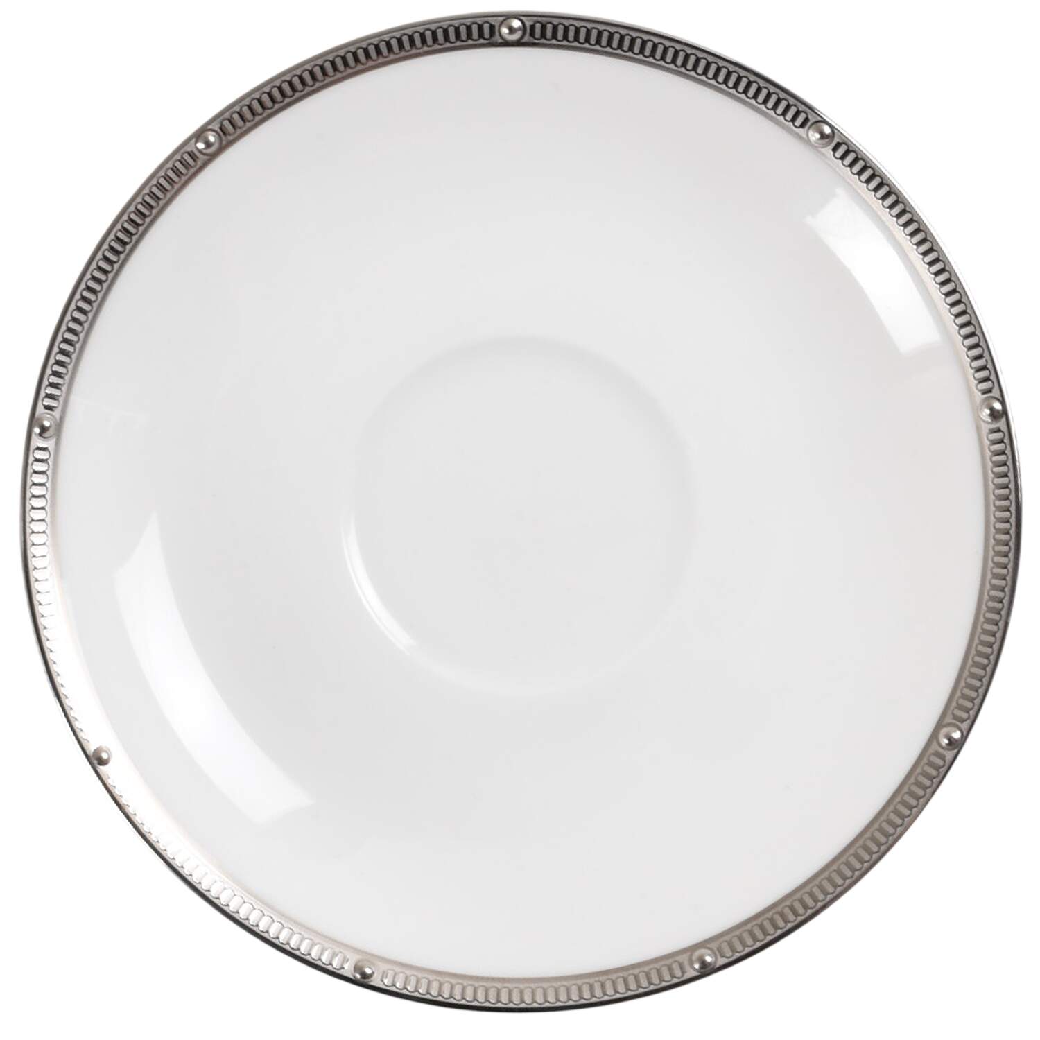 Rochelle Platinum Saucer by Noritake-1