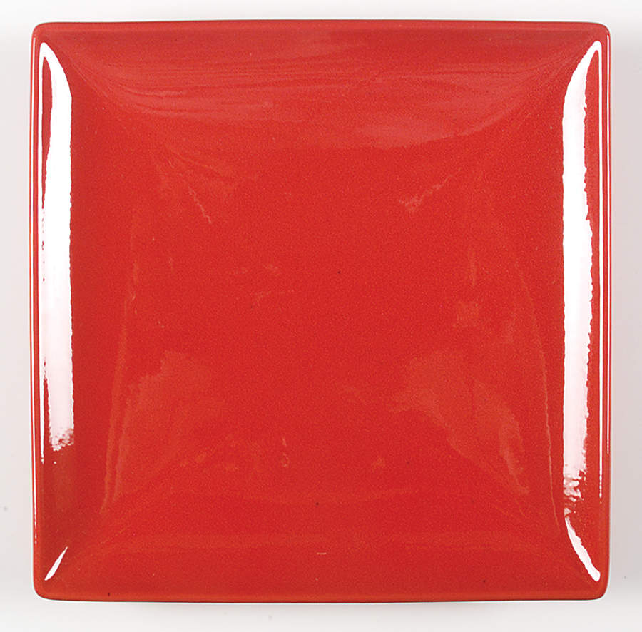 Candy Apple Square Salad Plate by Noble Excellence-1