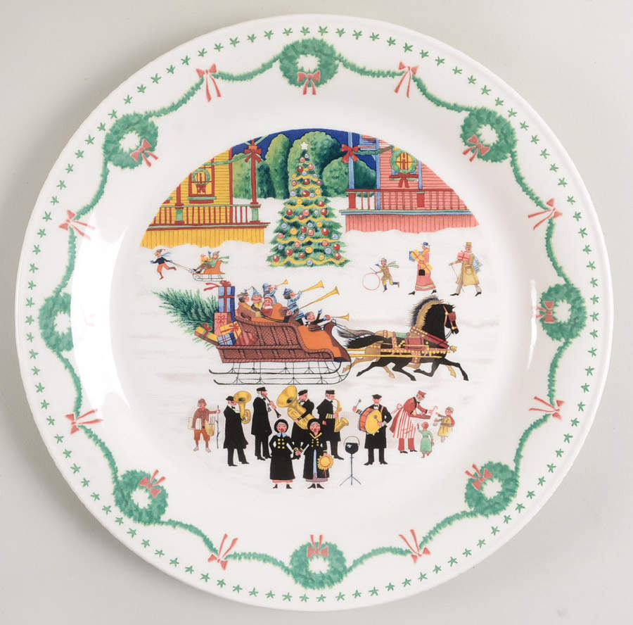 Americana Christmas Dinner Plate by Nikko-1