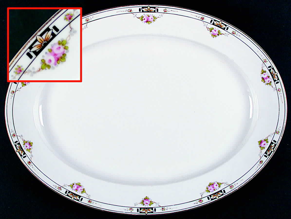 NIP48 16" Oval Serving Platter by Nippon-1