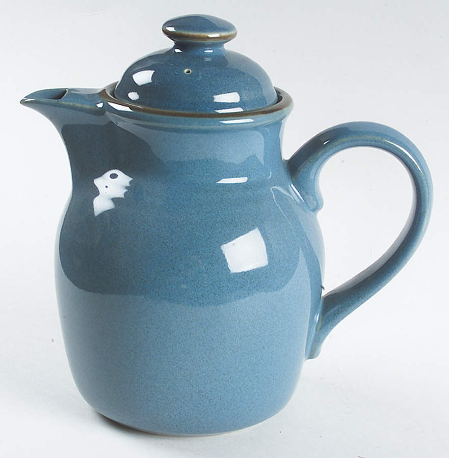 Sanibel Blue Tea/Coffee Pot & Lid by Noritake-1