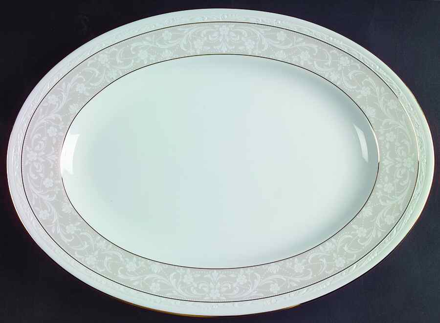Glenrose Gold 13" Oval Serving Platter by Noritake-1