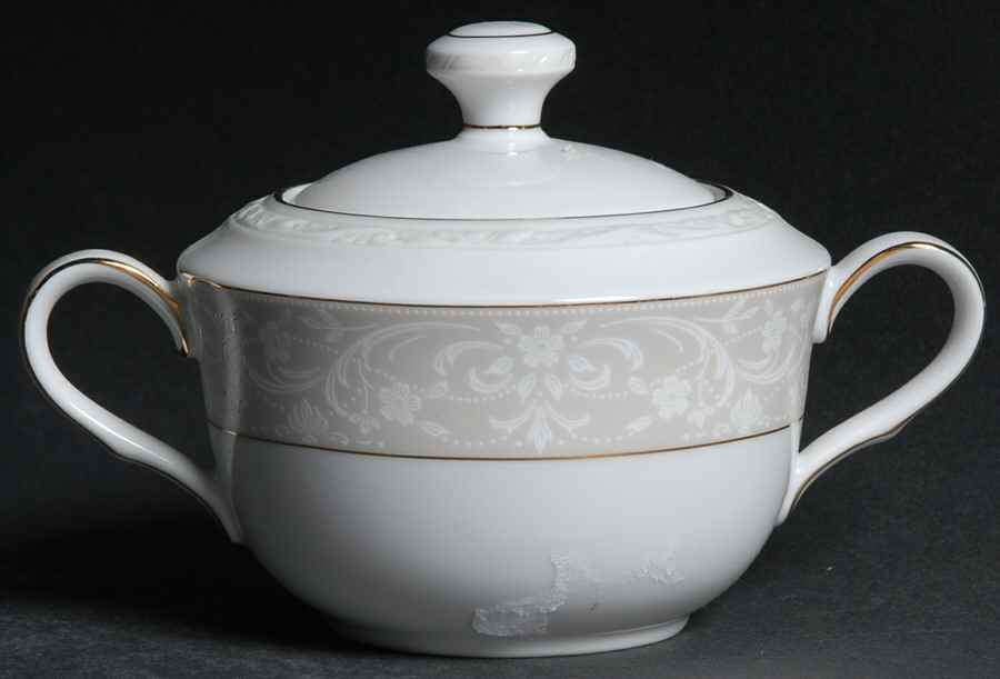 Glenrose Gold Sugar Bowl & Lid by Noritake-1