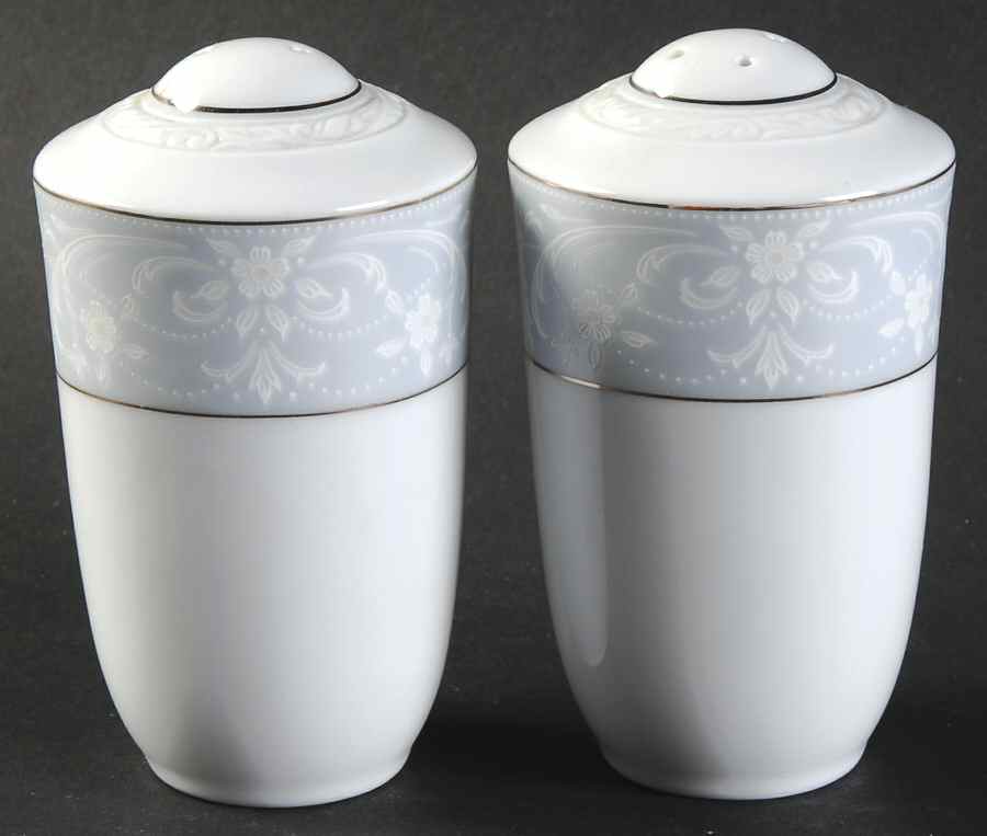 Glenrose Platinum Salt & Pepper Set by Noritake-1
