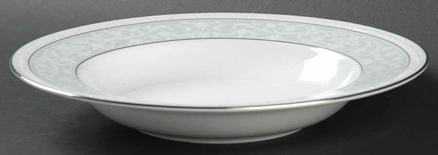 Glenrose Platinum Rim Soup Bowl by Noritake-1