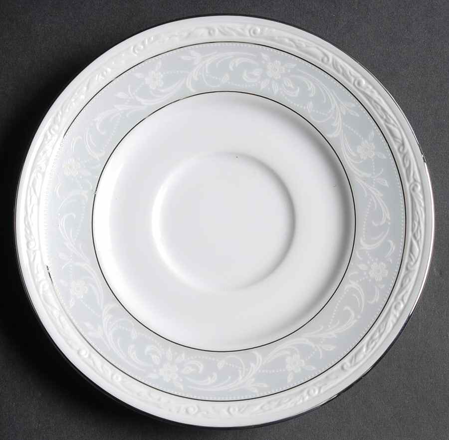 Glenrose Platinum Saucer by Noritake-1