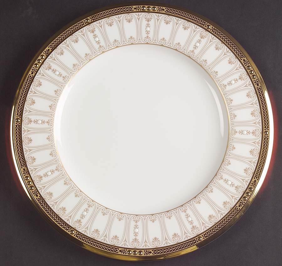Chatelaine Gold Accent Luncheon Plate by Noritake-1