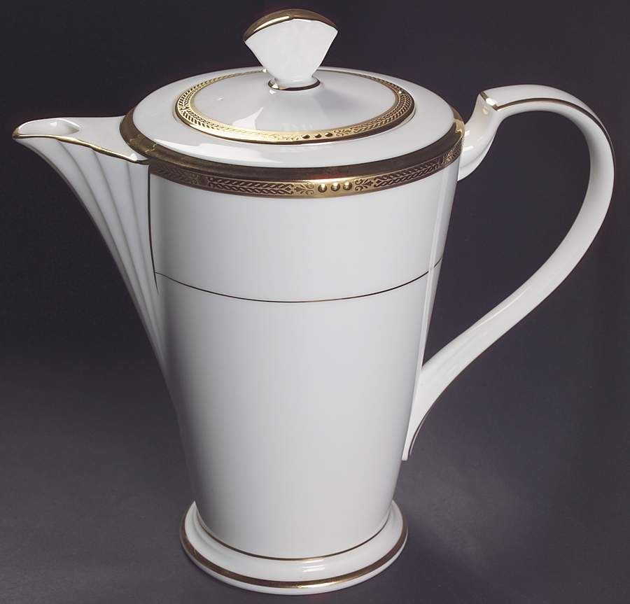 Chatelaine Gold Coffee Pot & Lid by Noritake-1