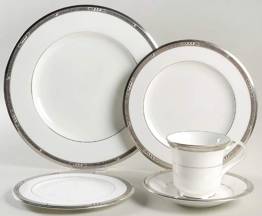 Chatelaine Platinum 40 Piece Estate Set by Noritake-1