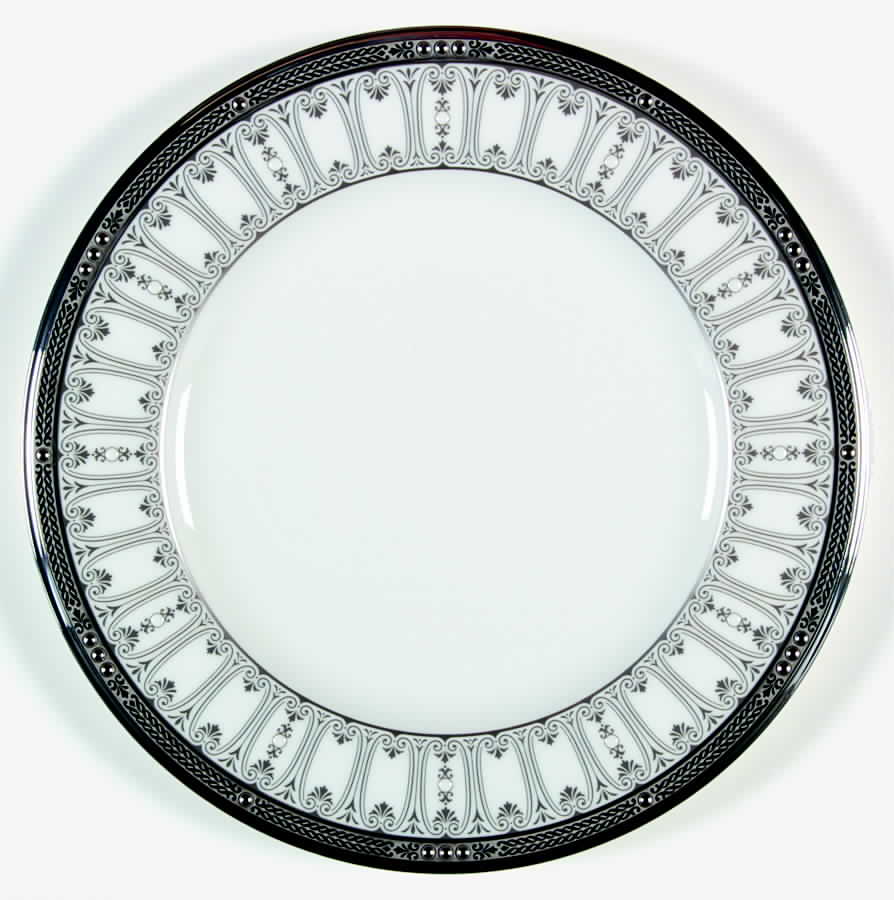 Chatelaine Platinum Accent Luncheon Plate by Noritake-1