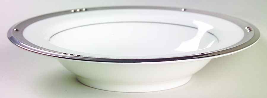 Chatelaine Platinum Rim Fruit/Dessert (Sauce) Bowl by Noritake-1