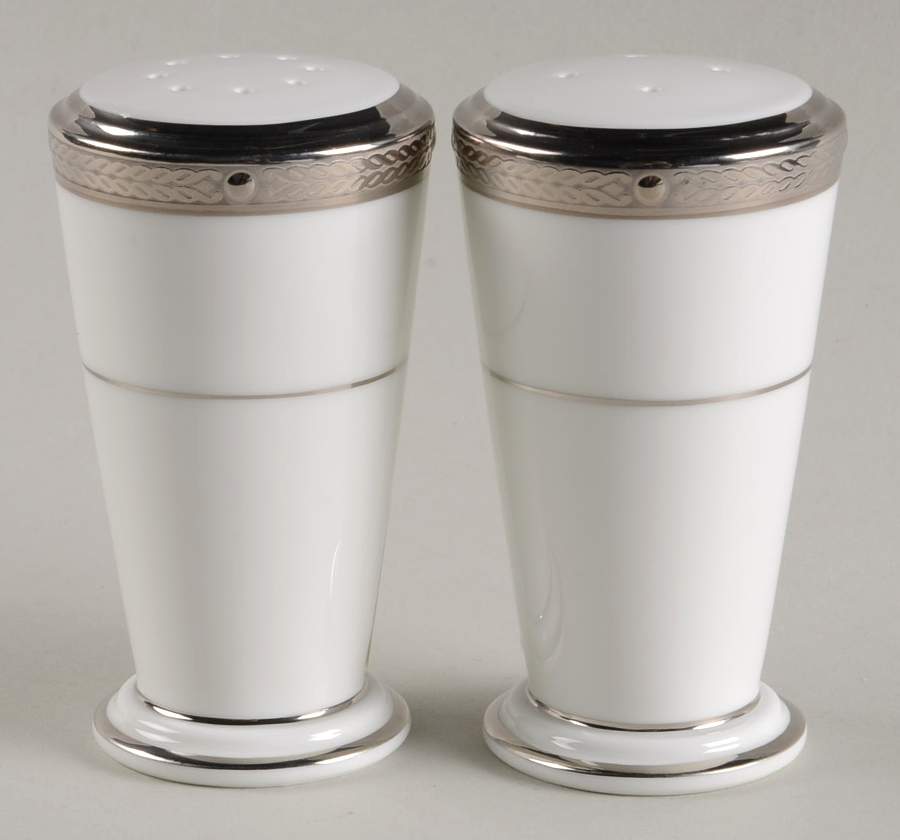 Chatelaine Platinum Salt & Pepper Set by Noritake-1