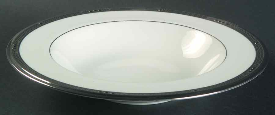 Chatelaine Platinum Rim Soup Bowl by Noritake-1