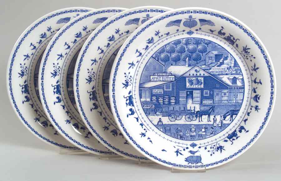 An America For All Seasons Dinner Plate - Set of 4 by Nikko-1