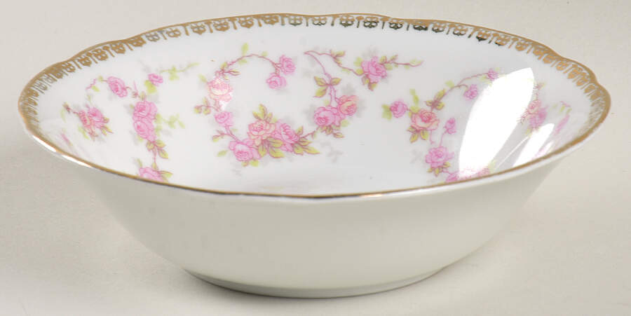 Bridal Rose Fruit/Dessert (Sauce) Bowl by NC West Germany-1