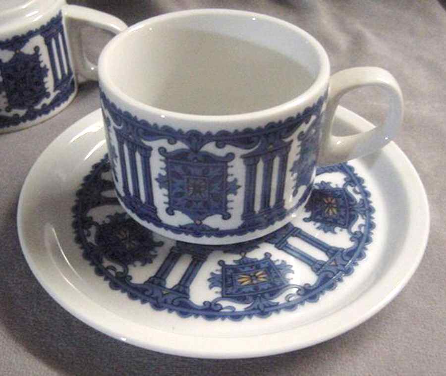 N1817 Flat Cup & Saucer Set by Noritake-1