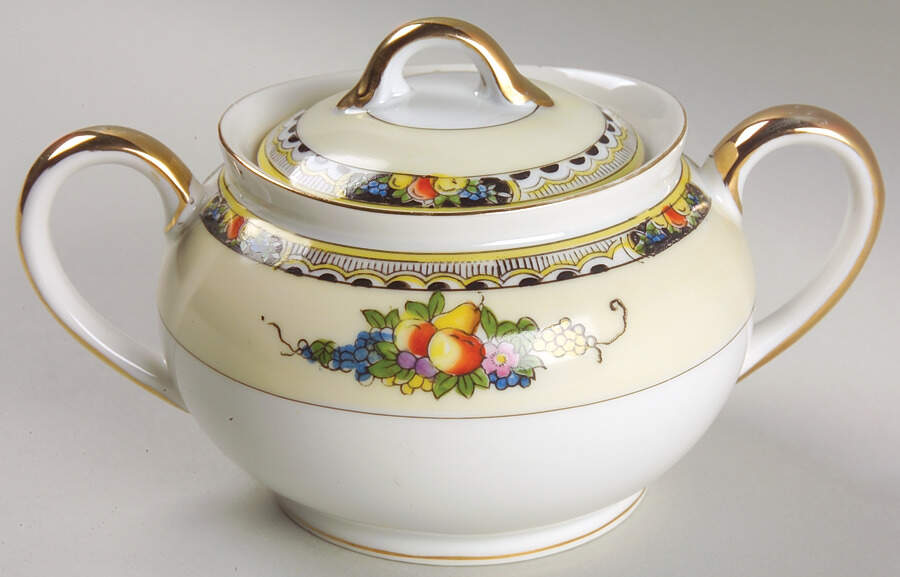 N1837 Sugar Bowl & Lid by Noritake-1