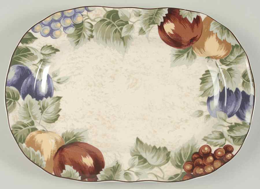 Napa Valley 14" Oval Serving Platter by Noble Excellence-1