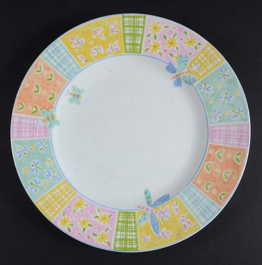 Butterfly Quilt Dinner Plate by Noble Excellence-1