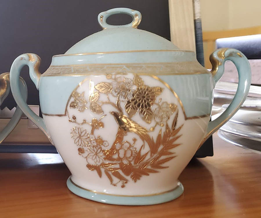 N1875 Sugar Bowl & Lid by Noritake-1