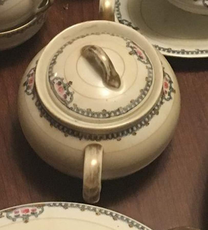 N1877 Sugar Bowl & Lid by Noritake-1