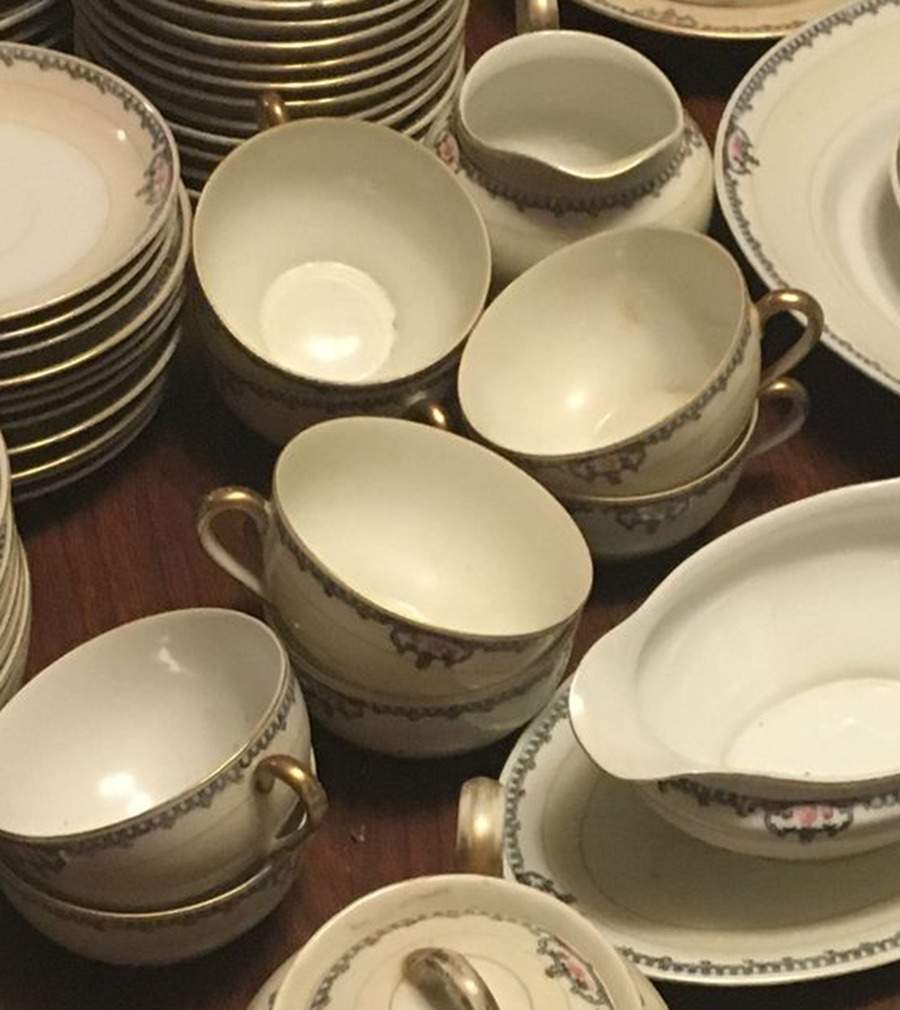 N1877 Flat Cup & Saucer Set by Noritake-1