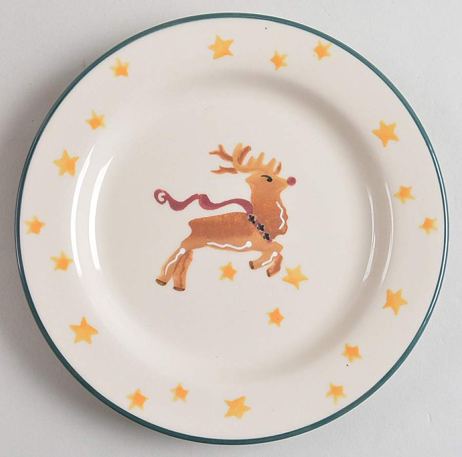 Up On The Roof Top Salad Plate by Noble Excellence-1
