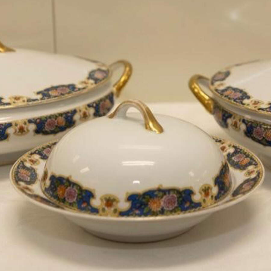 N1885 Round Covered Butter by Noritake-1