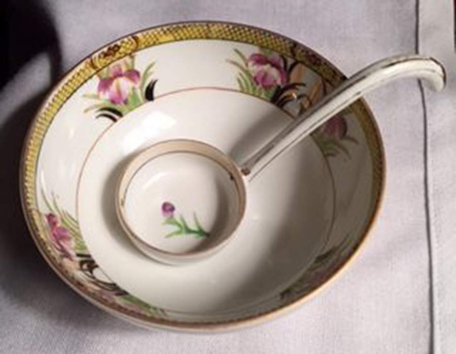 N1895 Whipped Cream Bowl and Ladle by Noritake-1