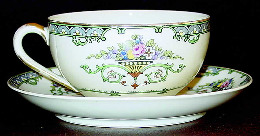 N1897 Flat Cup & Saucer Set by Noritake-1