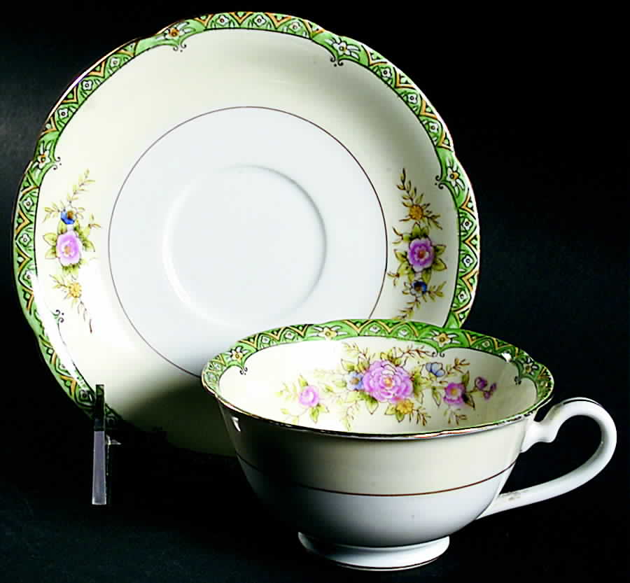 N1905 Footed Cup & Saucer Set by Noritake-1